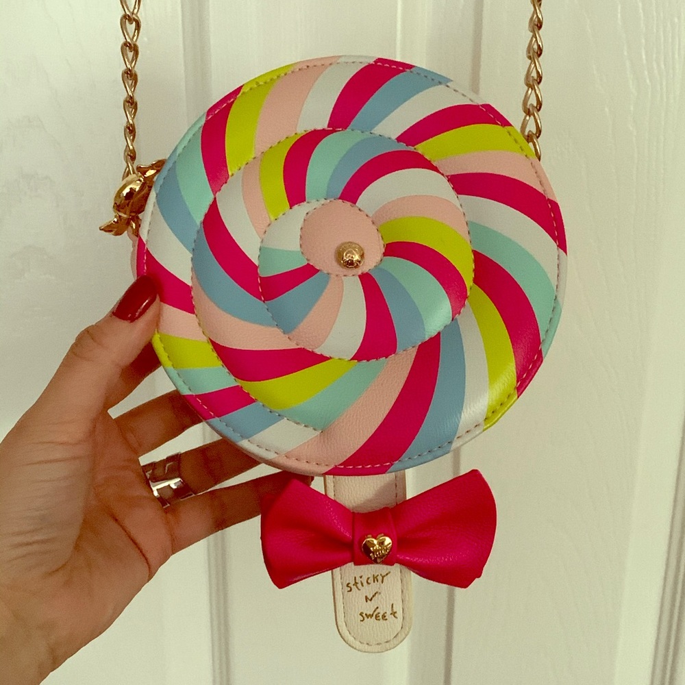 Betsey Johnson crossbody lollipop bag